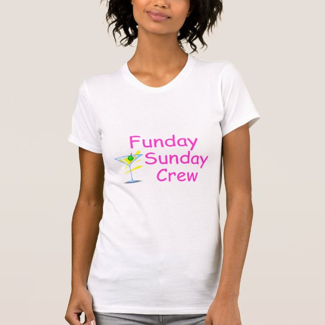 T-shirt Équipage de Funday dimanche (Devant)