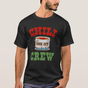 T-shirt Équipage de la compétition de chili cuisson épicée