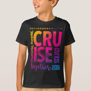 T-shirt Équipage de la croisière de retraite Tie Dye 2026