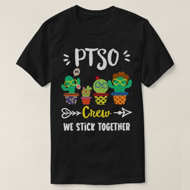 T-shirt Équipage de l'OSTP, équipe de cactus de l'école Fu (Design devant)