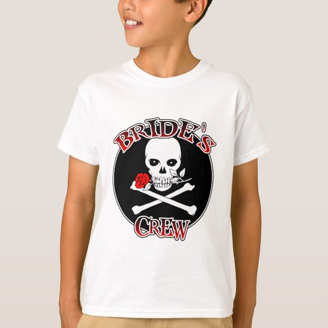 T-shirt Équipage de mariée (Devant)