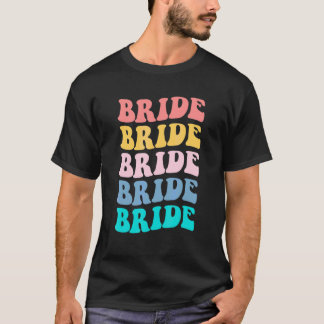 T-shirt Équipage de mariée je fais rétro enterrement de vi