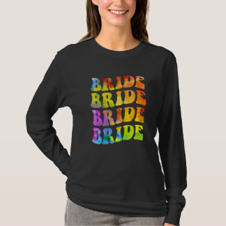 T-shirt Équipage de mariée que je fais Tie Dye enterrement