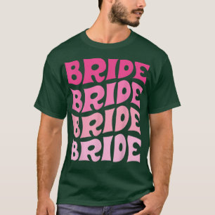 T-shirt Équipage de mariée rétro fête de bachelorette mari