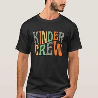 T-shirt Équipage de maternelle 1er jour d'école Enfant Thé
