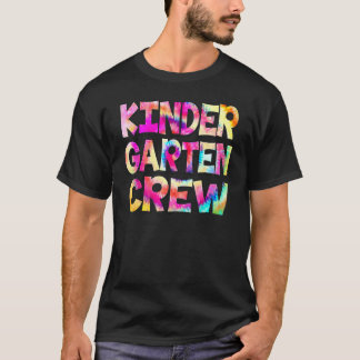 T-shirt Équipage de maternelle Tie Dye Retour à l'école En