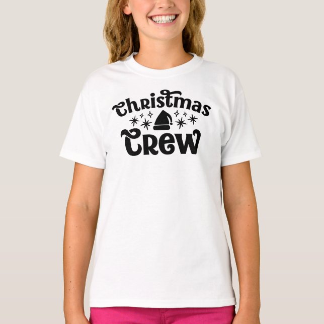 T-shirt Équipage de Noël-55730 (Devant)