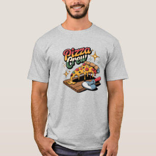 T-shirt Équipage de pizza