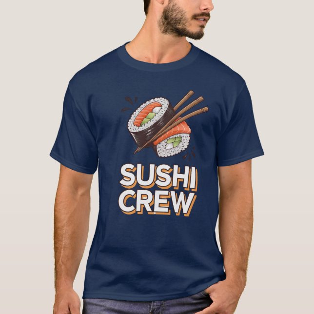 T-shirt Équipage de sushi (Devant)