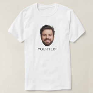 T-shirt Équipage de visage personnalisé Cadeau drôle pour