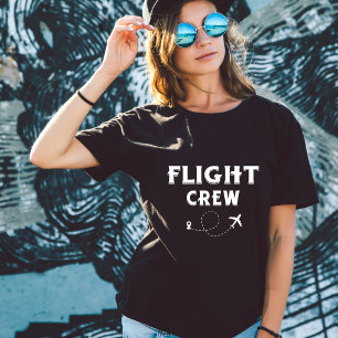 T-shirt Équipage de vol en avion Voyage Moderne Vacances