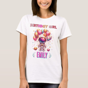 T-shirt Équipage de vol pour filles de l'espace extra-atmo