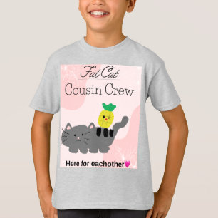 T-shirt équipage du cousin de Fat Cat