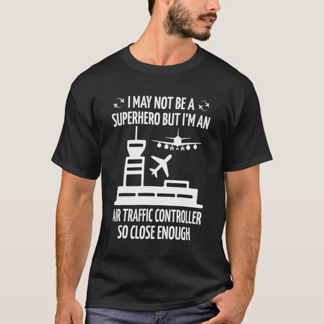 T-shirt Équipage du technicien radar du contrôleur de la c (Devant)