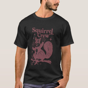 T-shirt Équipage Écureuil Vêtements Écureuils Amoureux É