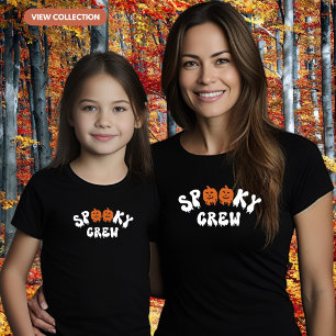 T-shirt Équipage effrayant Chemises de famille assorties p