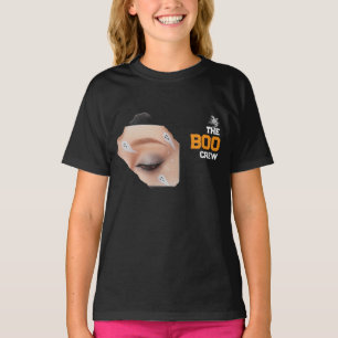 T-shirt Équipage Fantôme Enfants Famille Halloween Corresp