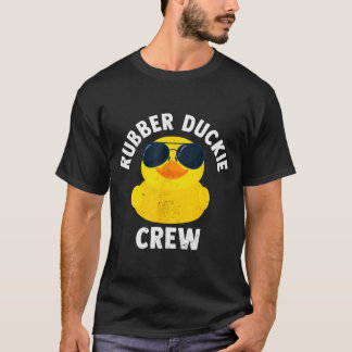 T-shirt Équipage Funny Rubber Duckie canard en caoutchouc