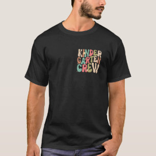 T-shirt Équipage maternelle drôle Groovy retour à l'école 