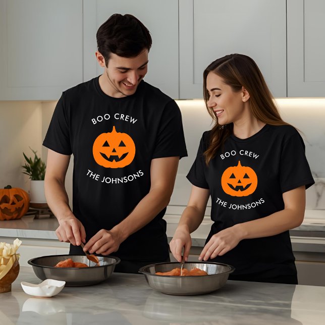 T-shirt Équipage minimaliste - Halloween personnalisé (Créateur téléchargé)