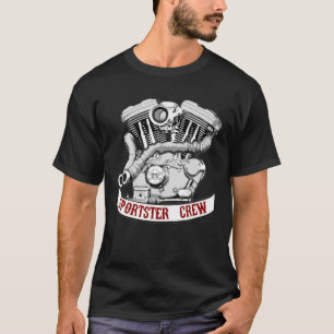 T-shirt Équipage sportif - Evo Motor - Graphique avant un