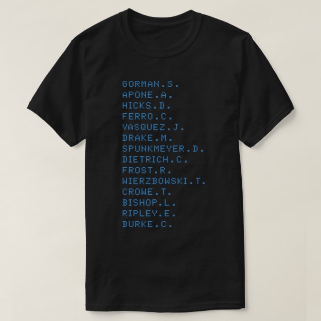T-shirt équipage USS Sulaco (Design devant)