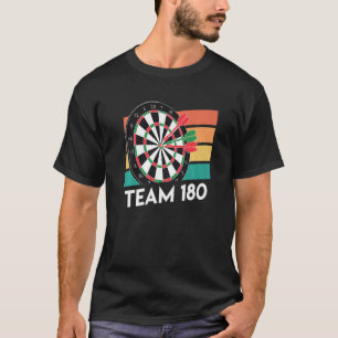 T-shirt Équipe 180 Fléchettes 180 cible à fléchettes 180 e