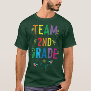T-shirt Équipe 2e année Retour à l'école Enseignant de la