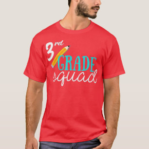 T-shirt Équipe 3e Enseignant De Troisième Année Retour À L