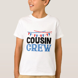 T-shirt Équipe 4 juillet Cousin