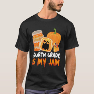 T-shirt Équipe 4e année est ma confiture Citrouille Hallow