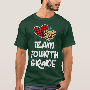 T-shirt Équipe 4e année Funny 4e retour à l'école Enseigna