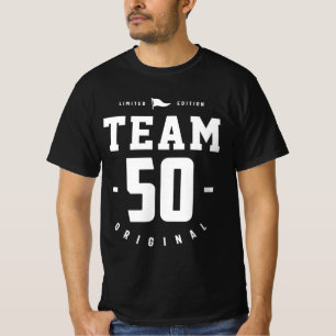 T-shirt Équipe 50 ans Original - 50e anniversaire