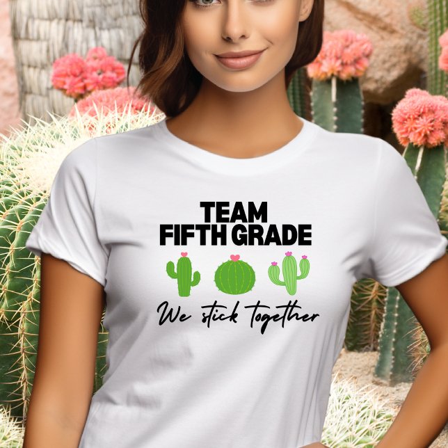 T-shirt Équipe 5e année Nous collons Ensemble Teacher Tshi (Créateur téléchargé)