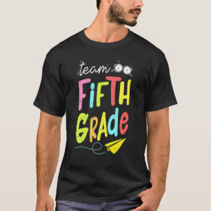 T-shirt Équipe 5e classe Lunettes de soleil Enseignant Enf