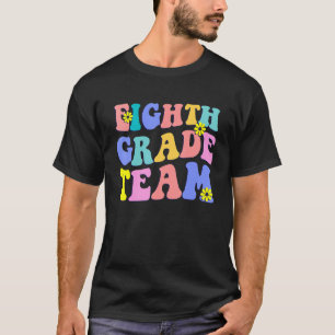 T-shirt Équipe 8e année Super Retro Enseignantes Filles Fe