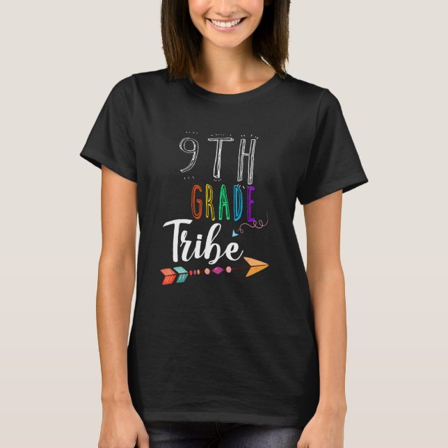 T-shirt Équipe 9e année Triade d'enseignants Retour à l'éc (Devant)