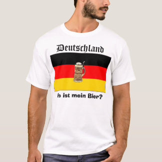 T-shirt Équipe Allemagne "Allemand noir fâché "