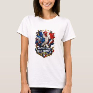 T-shirt Équipe Allez Les Bleus France 2026 Liste Football 