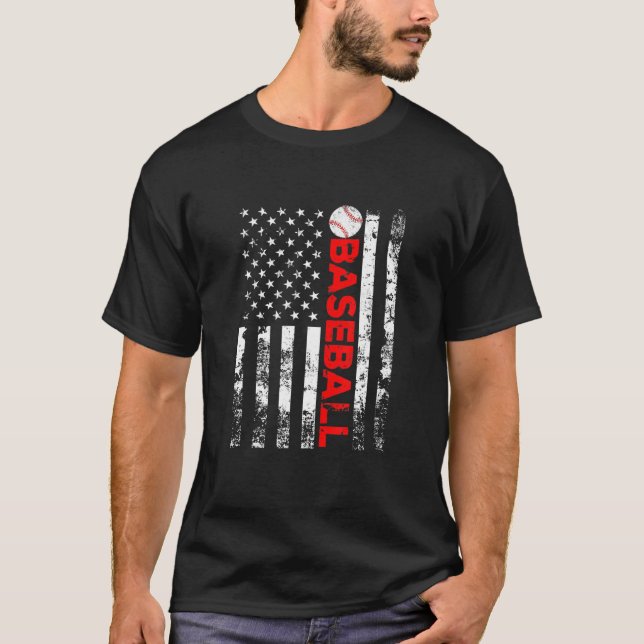 T-shirt Équipe américaine de baseball (Devant)