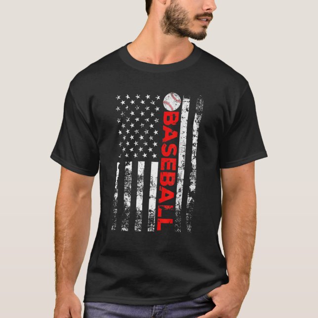 T-shirt Équipe américaine de baseball (Devant)