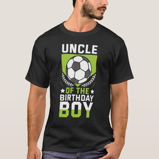 T-shirt Équipe Anniversaire De L'Oncle Of The Birthday Boy (Devant)