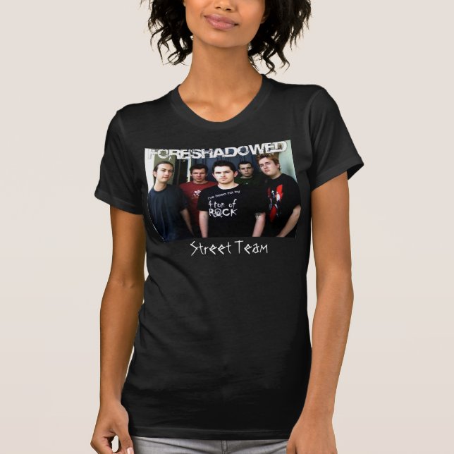 T-shirt Équipe annoncée de rue (Devant)