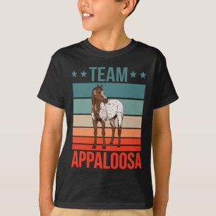T-shirt Équipe Appaloosa Horse Équitation Stuart Horseback