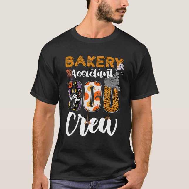 T-shirt Équipe assistant de Bakery Halloween Matching Bake (Devant)