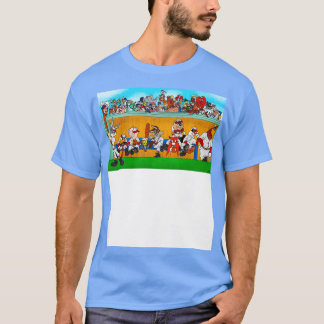 T-shirt Équipe avec caractère