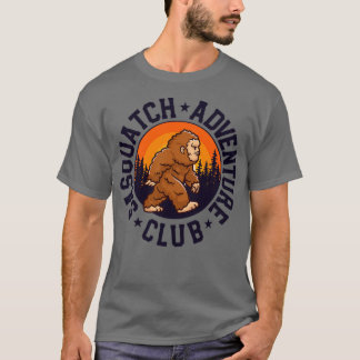 T-shirt Équipe Aventure Sasquatch Retro Vintage Bigfoot Ka