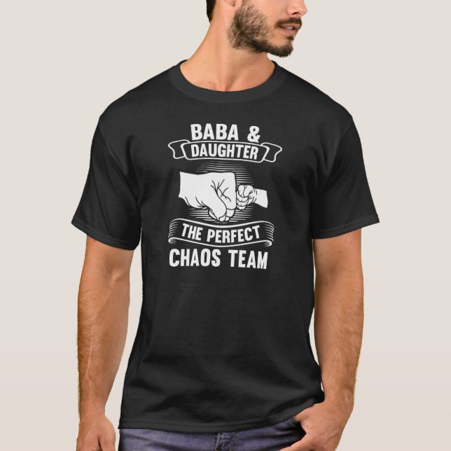 T-shirt Équipe Baba & fille Baba & fille (Devant)