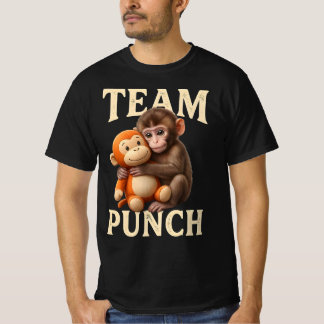 T-shirt Équipe Baby Monkey Punch | Macaque Sauvée et Migno