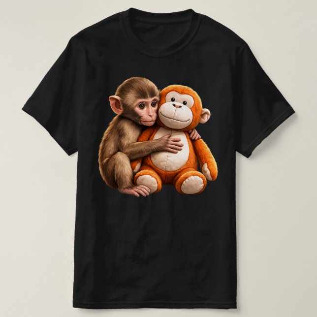 T-shirt Équipe Baby Monkey Punch Punch (Design devant)